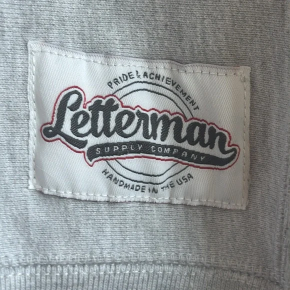 Letterman Sugar House reverse weave crewneck sweatshirt - Picture 2 of 6